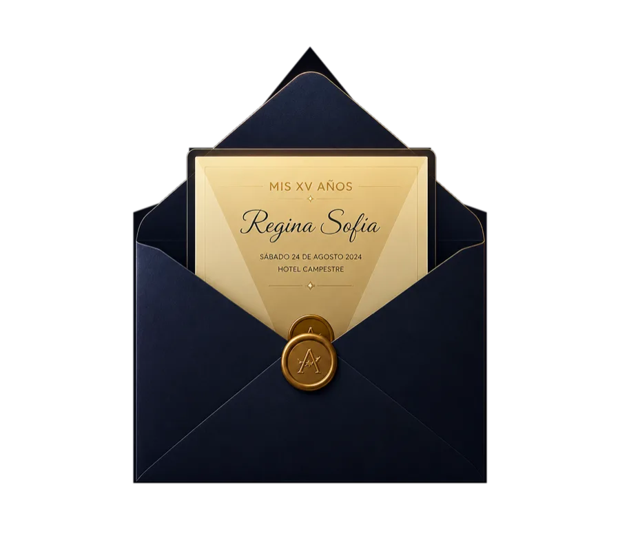 Invitación digital elegante para evento